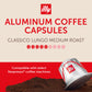 Illy Aluminum Espresso compact pieces for Nespresso Machines - Intenso Lungo Roast - 10 Count (Pack of 5)