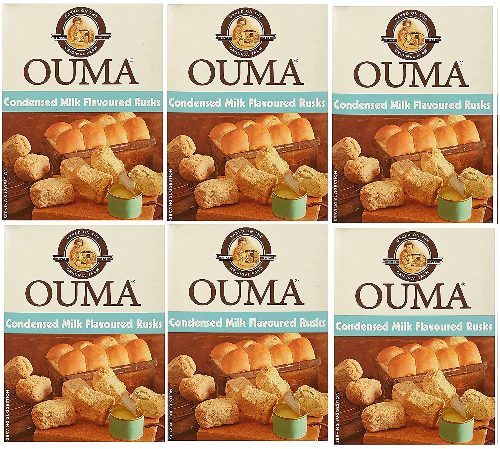Ouma Condensed Milk Rusks (Pack of 6)