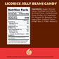 Black Licorice Jelly Beans | 2-Pound Pack | Old-Fashioned Candy