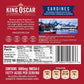 King Oscar Brisling Sardines in Extra Virgin Olive Oil, Wild Caught, 3.75 Ounce (Pack of 12), Gluten Free, Low Carb, Natural