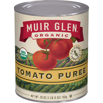 Muir Glen Usda Certified Organic Tomato Puree 28 Oz