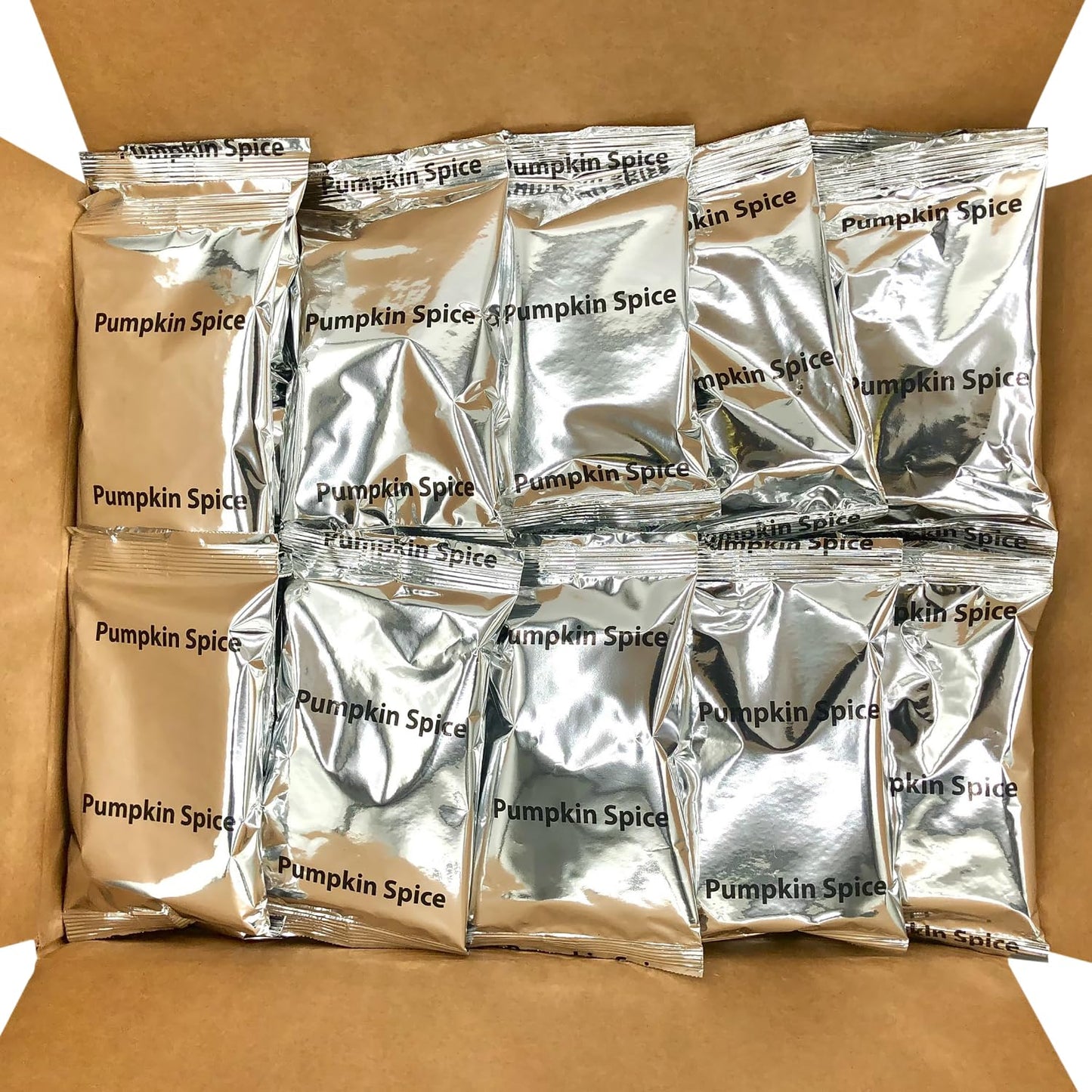 SARASOTA COFFEE & TEA CO. Gourmet Medium Roast Coffee Packets, Pumpkin Spice, 2 Ounce Bags, 36 Count, Low Acid, Mold Free