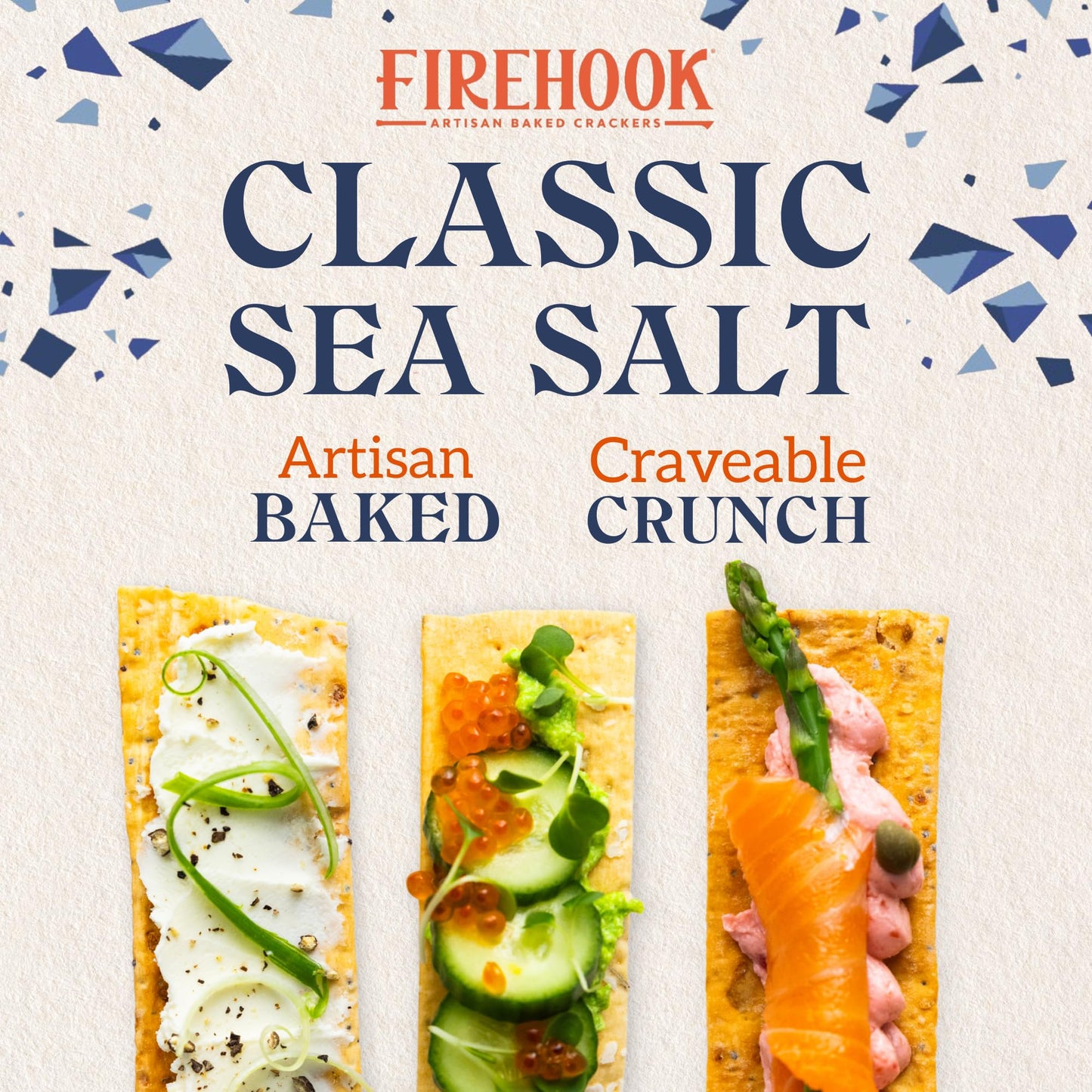 FIREHOOK BAKED  ERS Sea Salt  ers – Organic, Non-GMO, Kosher – 5.5 Oz Box