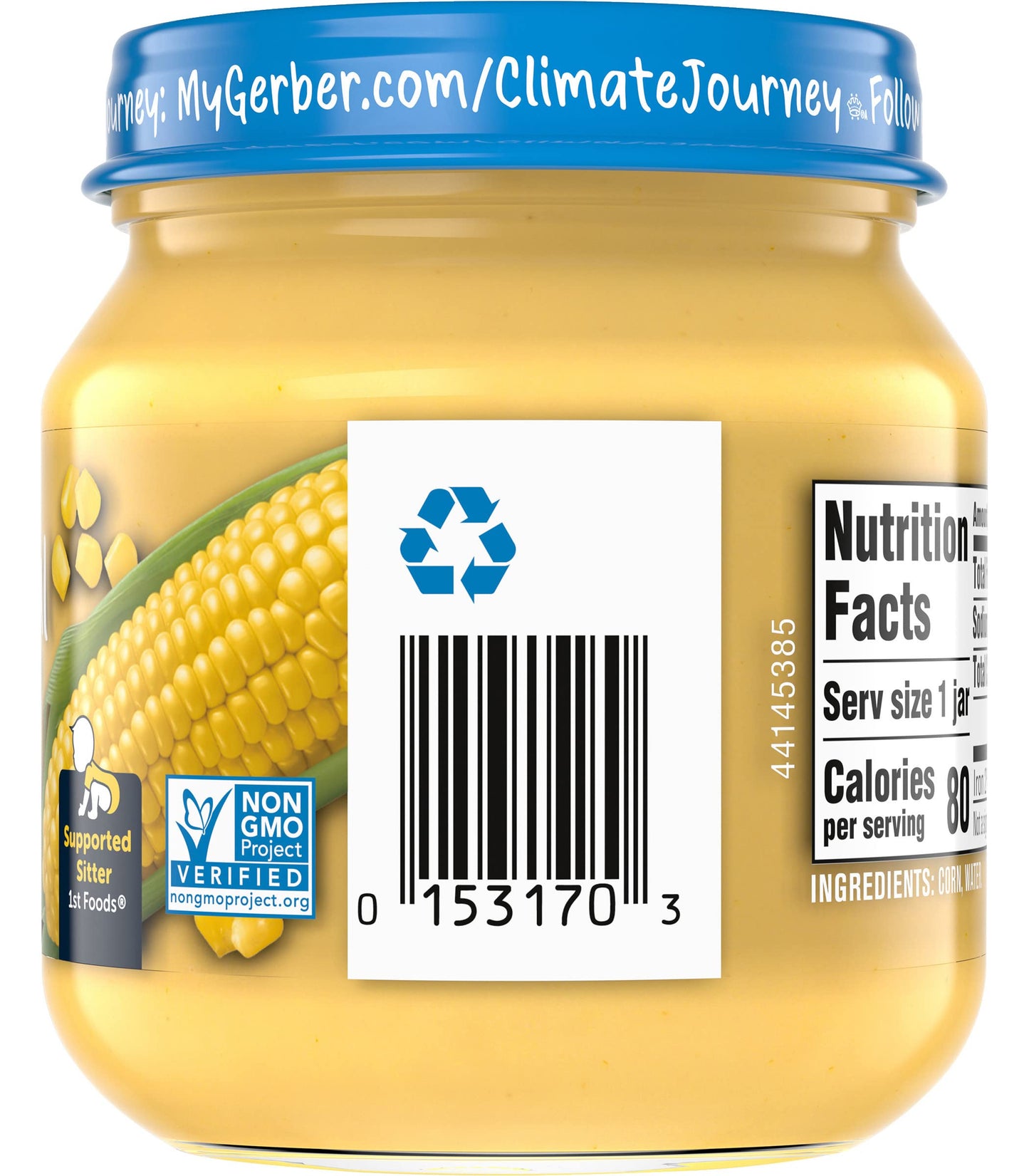 Gerber Natural For Baby 1St Foods Baby Food Jar (Corn)
