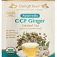 DelighTeas Organic Digest & Detox CCF Tea with Ginger, 3oz, Loose Leaf, USDA Organic, Caffeine Free, Non-GMO