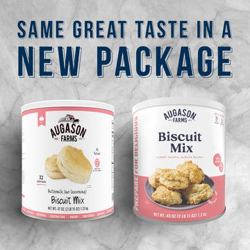Augason Farms Biscuit Mix Can, Emergency Food Supply, Everyday Meals, 29 Servings