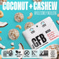The Gfb Coconut Cashew Protein Bites - Gluten Free, Plant Based, Non Gmo, Sustainably Made - Ridiculously Tasty, Healthy, Vegan,