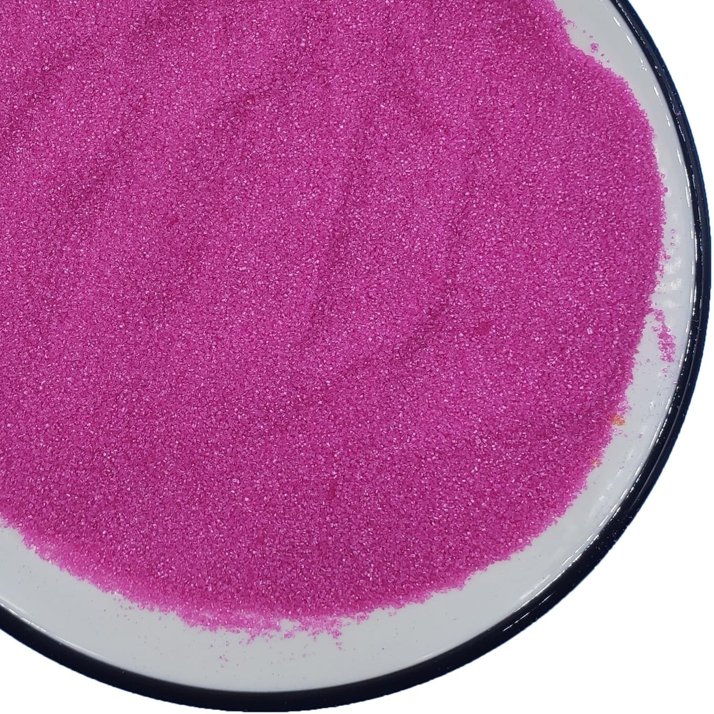 Edible 5 Ounce Fine Decorative RosePink Sanding Sugar Sprinkles for Baking, Sparkling Crystals for Cakes, Cookies, Cupcakes, Ice