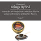 Overnight Shipping - Olma Beluga Hybrid Black Caviar From Italy - Rated Top Caviar In The World - 8.8 Oz / 250 G