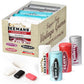 Gerrits Sugar Free Gum Variety Pack - Beemans, Black Jack, Clove, Teaberry - 12 Tubes, 240 Pieces, Pink, White, Black, Light