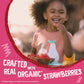 Earths Best Organic Kids Snacks, Sesame Street Toddler Snacks, Organic Sunny Days Snack Bars For Toddlers 2 Years And Older, Strawberry With Other Natural Flavors, 16 Bars Per Box