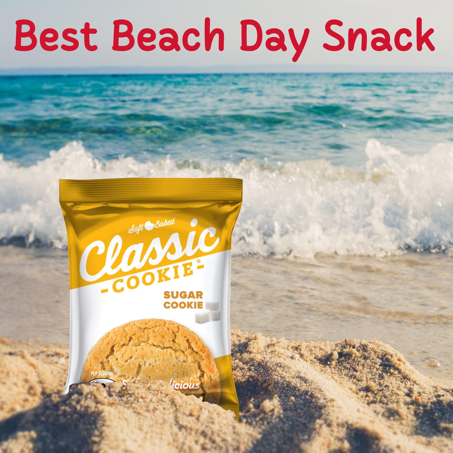 Classic Cookie, Soft Baked Cookie, Sugar Cookie 3Oz, 8 Count Pack