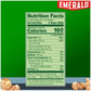 Emerald Nuts Salt And Pepper Seasoned Cashews (1-Pack), 5Oz Resealable Bag, Kosher Certified, Non-Gmo, Contains No Artificial Preservatives, Flavors Or Synthetic Colors