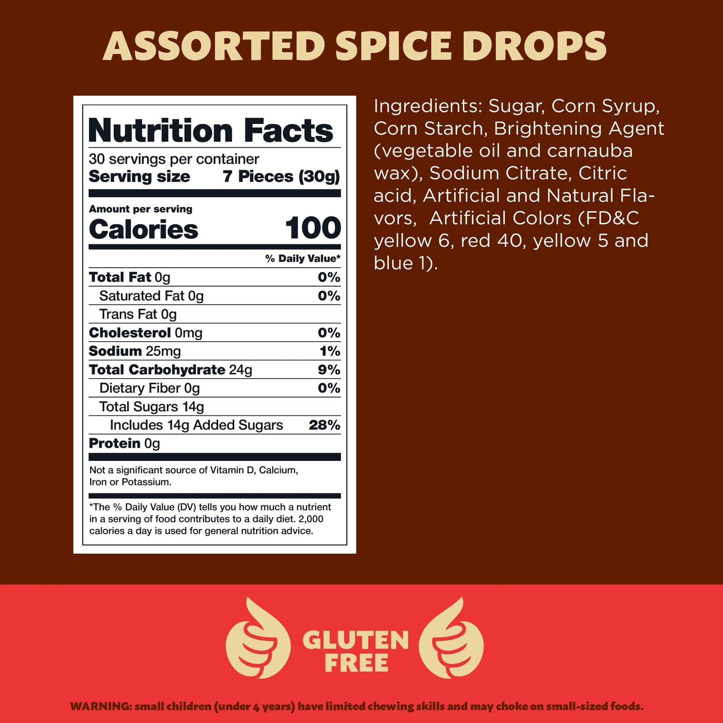 Spice Drops | 2-Pound Bag | Jelly Candy, Assorted Flavors