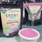 Snowy River Pink Cocktail Salt - 8oz Kosher Beverage Rimmer, Naturally Colored Margarita Rimming Salt