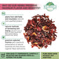 WILDFIELD HERBS Dried Hibiscus Flower Tea - 100 Tea Bags, 1.5g Each, Herbal Flor De Jamaica