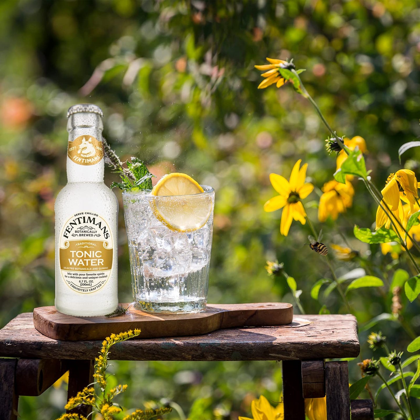 Fentimans Sparkling Tonic Water - Crafted Tonic Water With Quinine, All Natural Mixer, No Artificial Flavors, Preservatives Or S