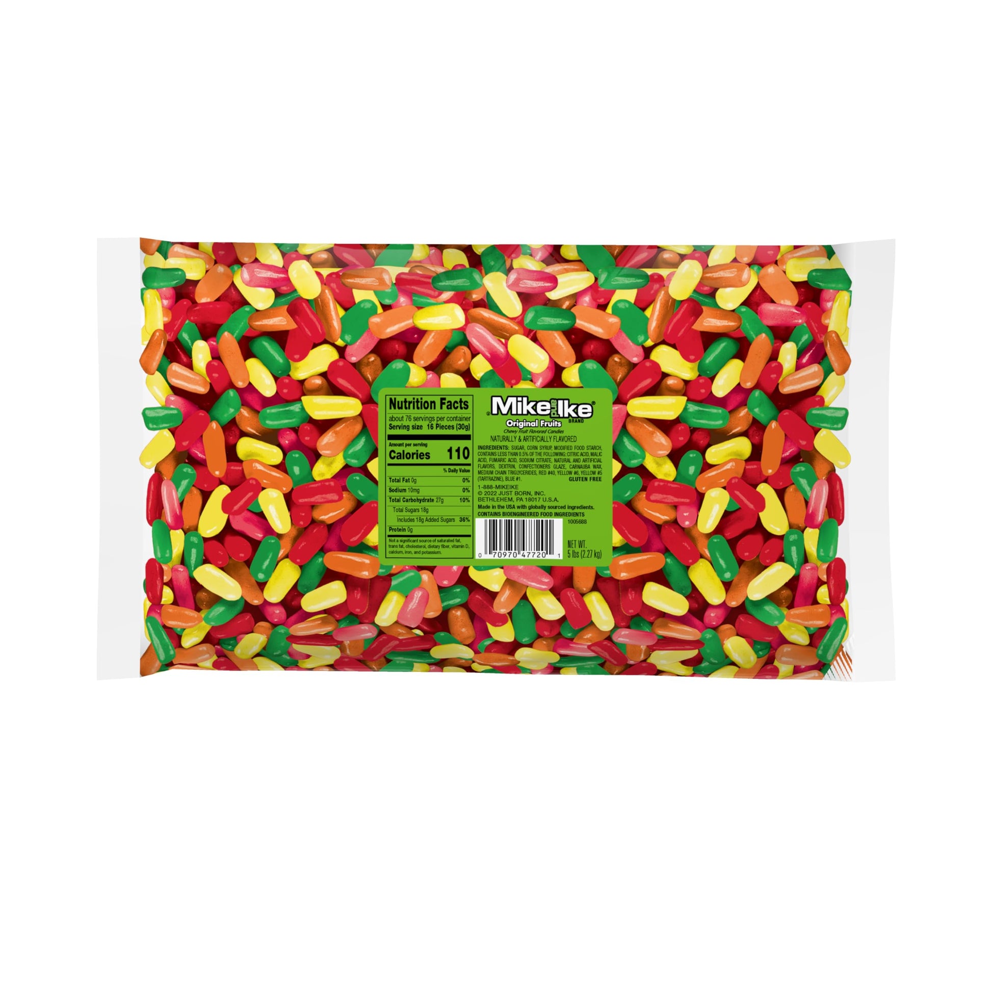 Mike And Ike Original Flavors- 5 Lb Bag (Basic)