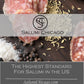 Salumi Chicago Artisan Salami Variety - Uncured, Gluten Free, Keto Snack - 4 x 5.3 oz. Soppressata, Finocchiona, Chorizo