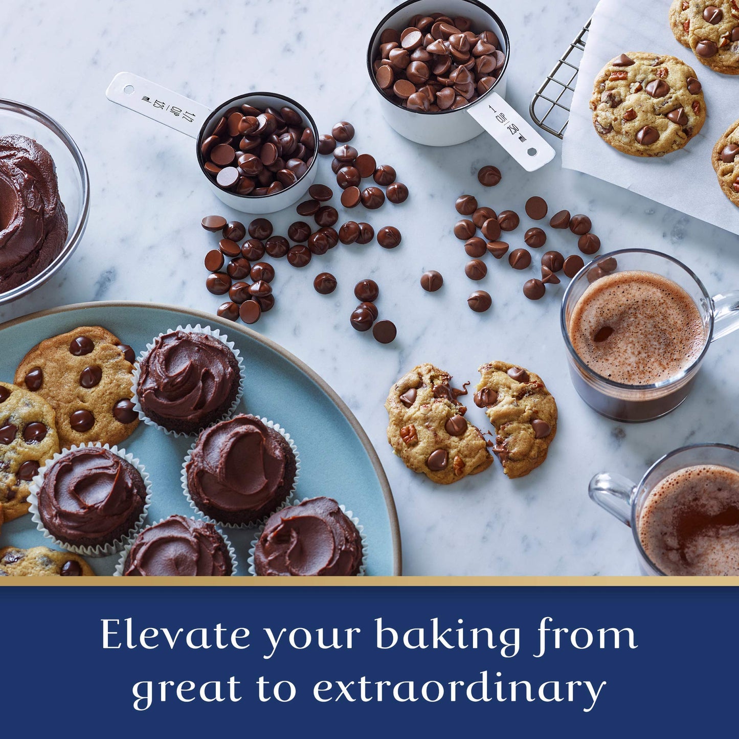 Ghirardelli 60% Cacao Bittersweet Chocolate Enhanced Baking Chips, 10 Oz Bag