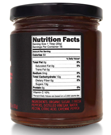 Jenkins Jellies Hell Fire Hot Pepper Jelly - Sweet & Spicy Jalapeo Jelly - Gluten Free, Vegan Pepper Jam - Use as a Glaze, Dippi