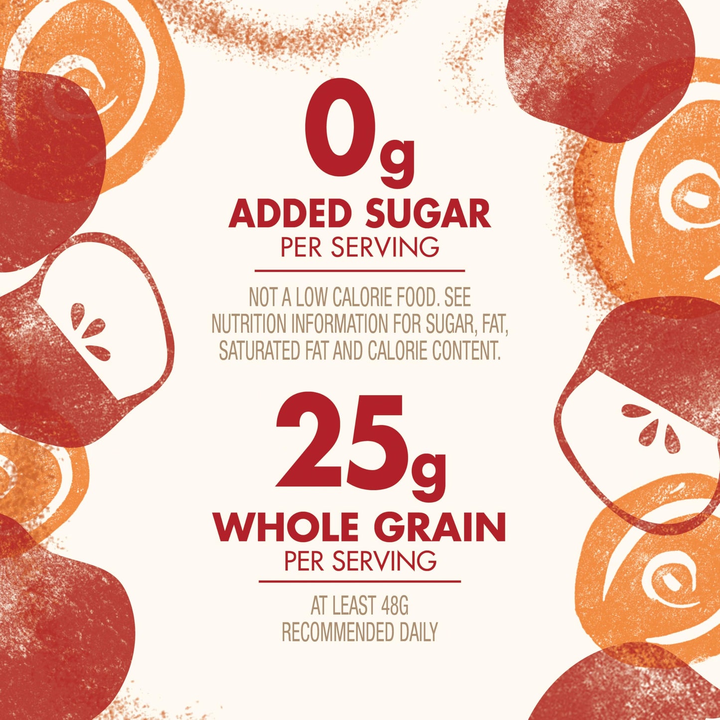 Cascadian Farm Organic Cinnamon Apple Cereal  No Added Sugar  Made with Whole Grain  Non-GMO  12 oz