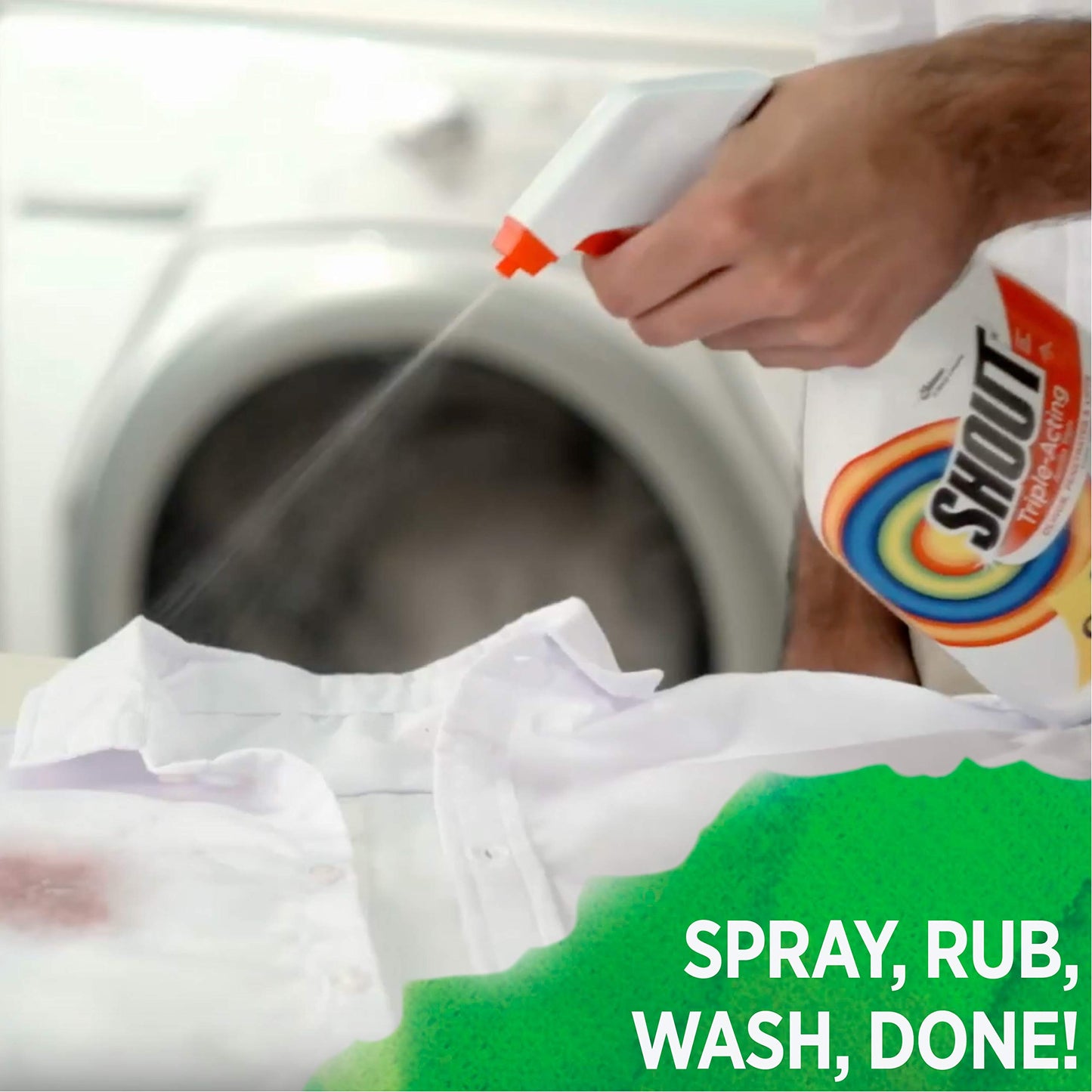 Shout Triple Acting, 22 Fl Oz (Shout Laundry Stain Remover Spray)