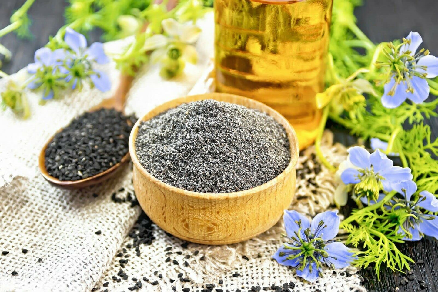 Black Cumin Seed Powder Ground 2 Lbs. Bulk - Nigella Sativa - Kalonji 100% Pure Natural Herb Spice.