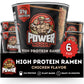 Power Noods High Protein Ramen Noodles - 6 or 12 Pack | Protein Ramen Cups for Lunch or Dinner | Better for You Plant-Based Inst