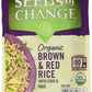 Seeds of Change Brown & Red Rice w/ Chia & Kale, 8.5 Ounce, 6 Count