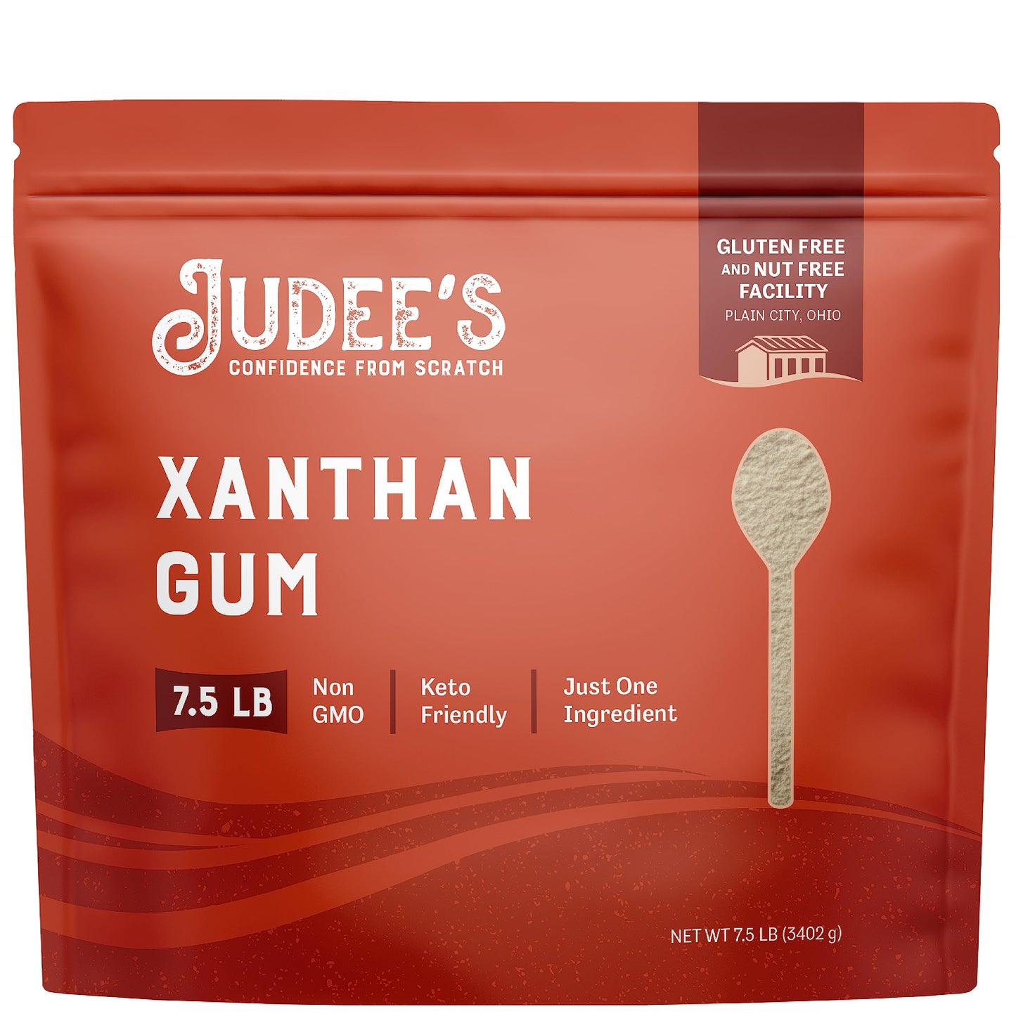 Judee'S Xanthan Gum - 7.5 Lb Bulk - Baking Supplies - Delicious And 100% Gluten-Free - Great For Keto Syrups, Soups, And Sauces
