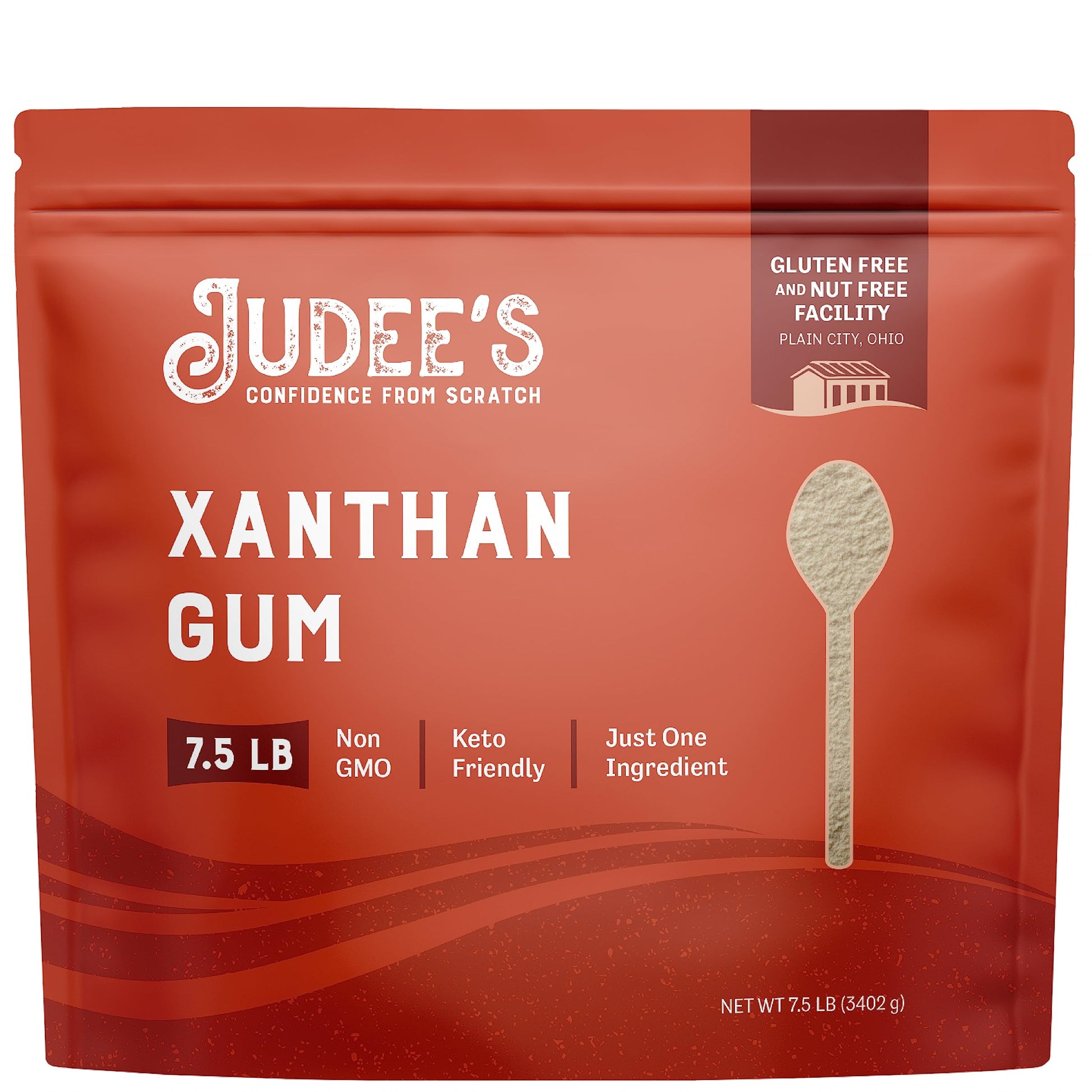 Judee'S Xanthan Gum - 7.5 Lb Bulk - Baking Supplies - Delicious And 100% Gluten-Free - Great For Keto Syrups, Soups, And Sauces