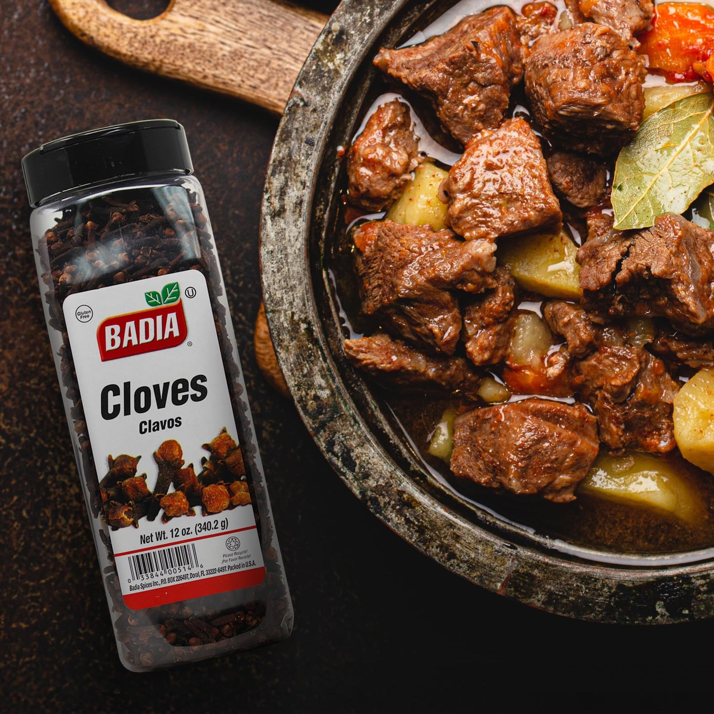 Badia Whole Cloves, 12 Oz - Premium Quality Spice For Baking, Cooking & Beverages, Aromatic & Flavorful