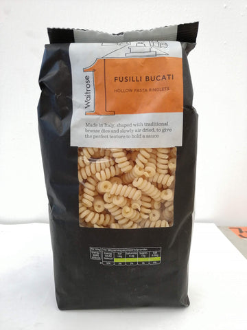 Waitrose 1 Fusilli Bucati Pasta 500g