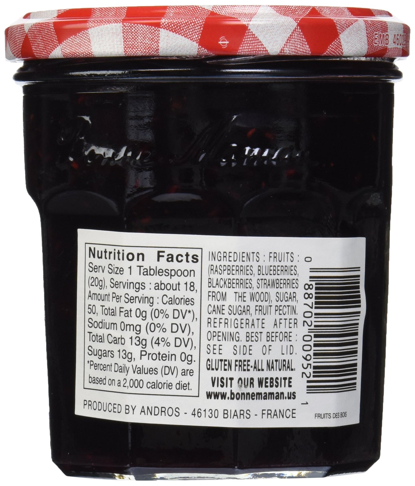 Bonne Maman Preserve, Mixed Berry, 13-Ounce