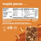 Perfect Keto Nola Bars, Gluten Free Low Carb Snack, 2g Net Carb, Maple Pecan, 8 Count