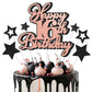 Happy 16th Birthday Cake Topper 16 Birthday Cake Decorations, Happy 16th Birthday Anniversary Party Cake Decorations for Boy Gir
