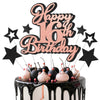 Happy 16th Birthday Cake Topper 16 Birthday Cake Decorations, Happy 16th Birthday Anniversary Party Cake Decorations for Boy Gir