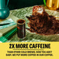Wandering Bear Straight Black Organic Cold Brew Coffee On Tap, Iced Coffee, 128 Fl Oz (1 Gallon) - Extra Strong, Smooth, Unsweet