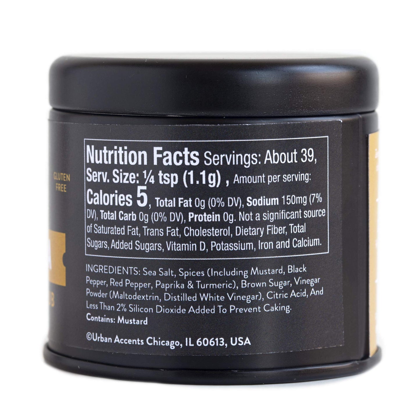 Urban Accents BBQ Rub Set, Gourmet Grilling Spices for smoky aroma Meat, 1.5 Ounce (Pack of 4)