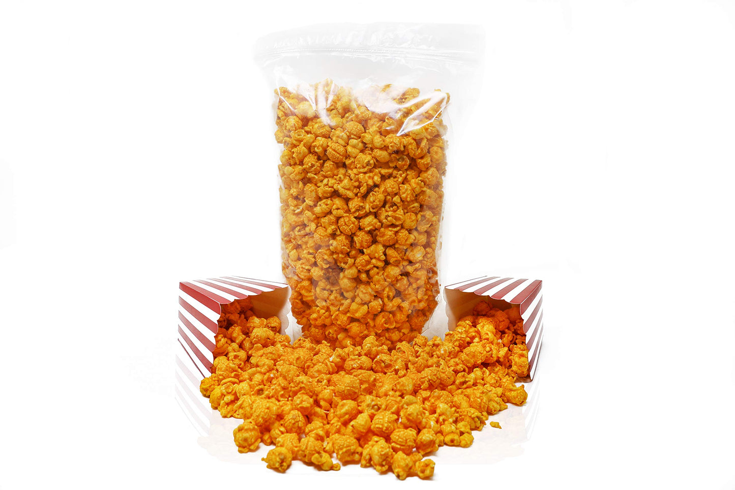 Popn Popcorn Cheddar Cheese Popcorn - 12 Oz Cheesy Pop Corn Flavored Snacks For Movie Night Or Family Picnic - Freshly-Popped An
