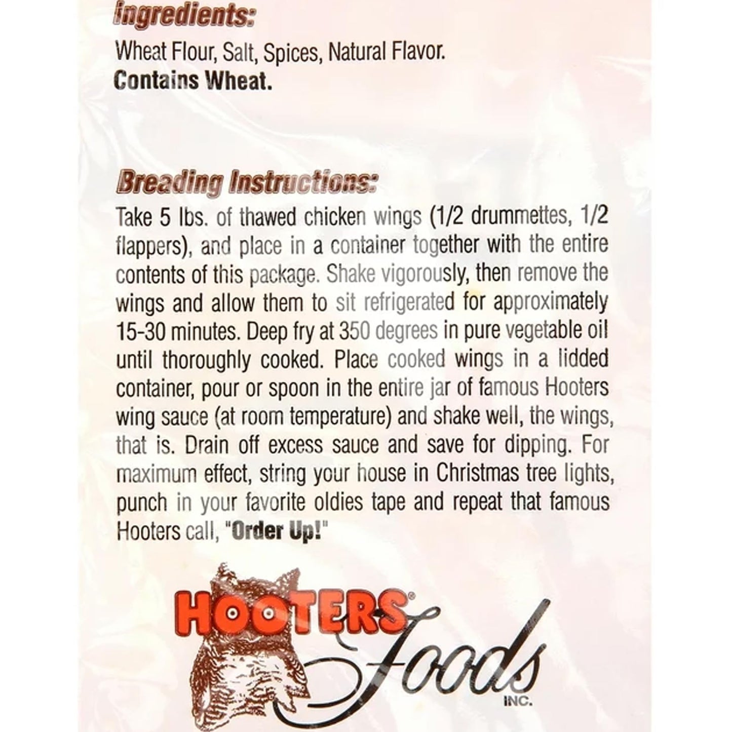 Dognnak Hooter'S Wing Breading Mix, 16-Ounce (Pack Of 6) By Hooters