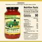 Hoboken Farms Basil Marinara Sauce - No Sugar Added, Low Sodium, Non-GMO, Preservative-Free, Low Carb, Keto - Better For You Pas