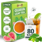 LeafLea Guava Leaf Tea, Herbal Tea, Caffeine-Free, 80 Tea Bags, Sugar-Free, Pack of 2