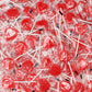 Red Heart Lollipops - 5 Pounds Bulk - Approx 200 Ct - Heart Candy Strawberry Flavored