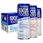 Focus Factor Energy Drink Variety Pack - 18 Cans (355ml) - Sugar Free, Low Calorie, Lightly Carbonated, Vitamin B6 & B12