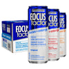 Focus Factor Energy Drink Variety Pack - 18 Cans (355ml) - Sugar Free, Low Calorie, Lightly Carbonated, Vitamin B6 & B12