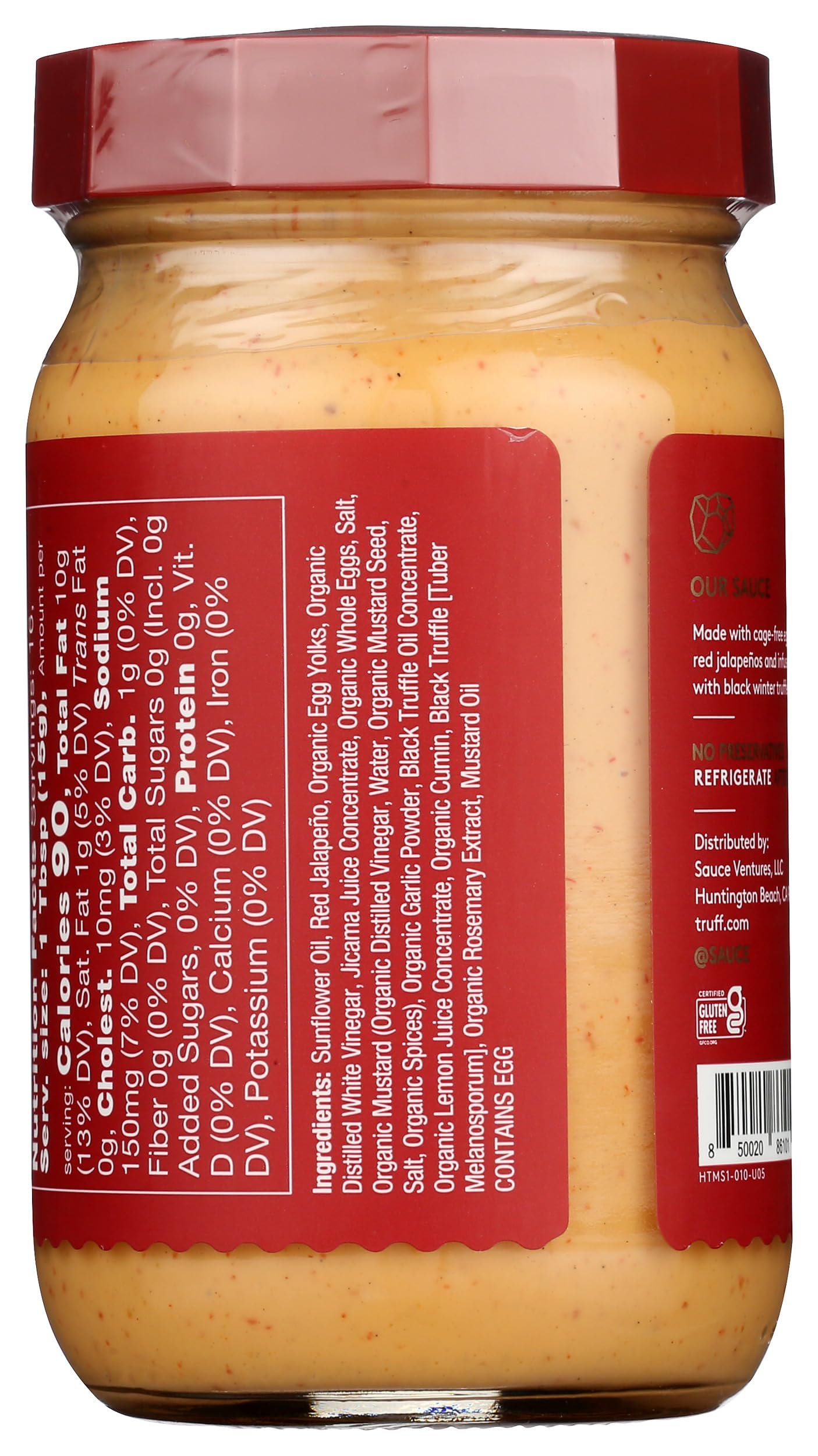 TRUFF Black Truffle Infused Spicy Mayonnaise, 8 Fl Oz, Plastic, Pack of 1