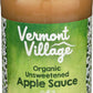 Vermont Village Cannery Applesauce Unsweet Organic, 24 Oz