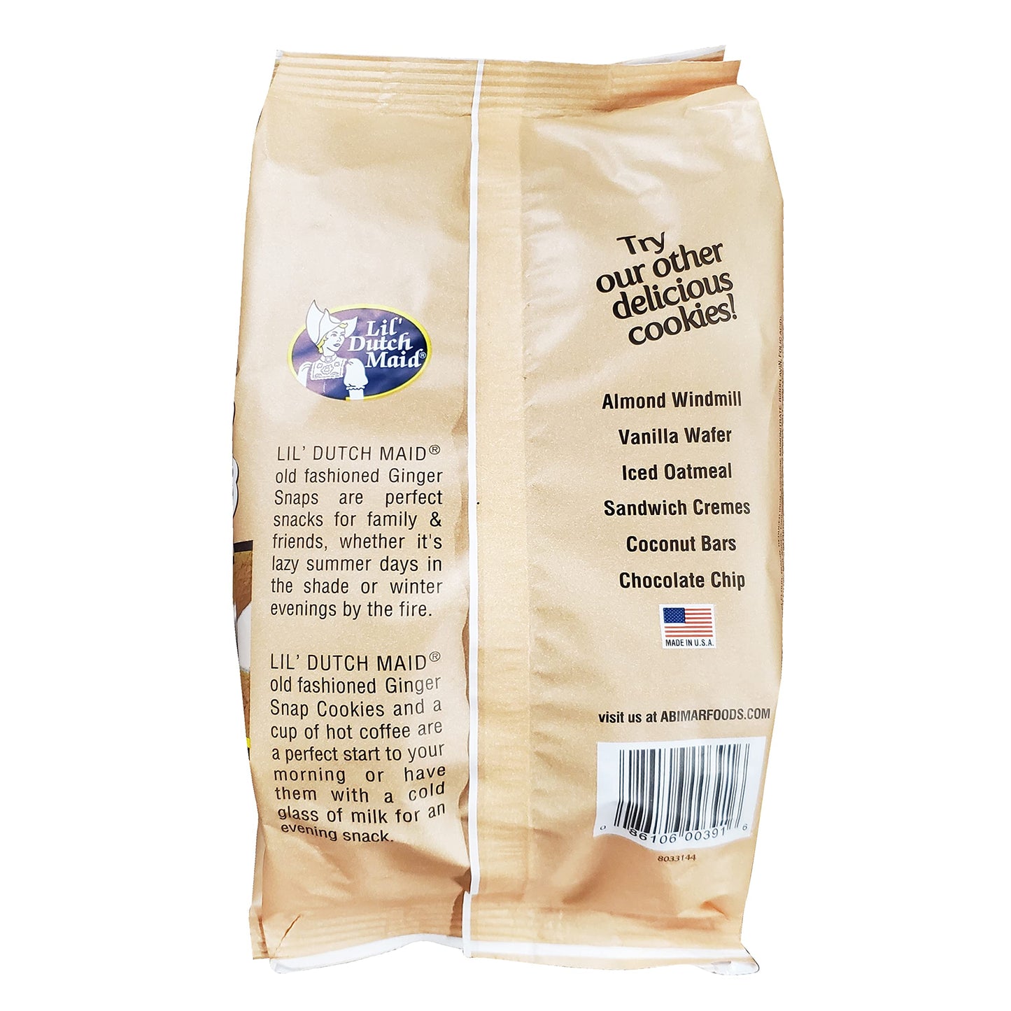 Ginger Snap Cookies 6 oz